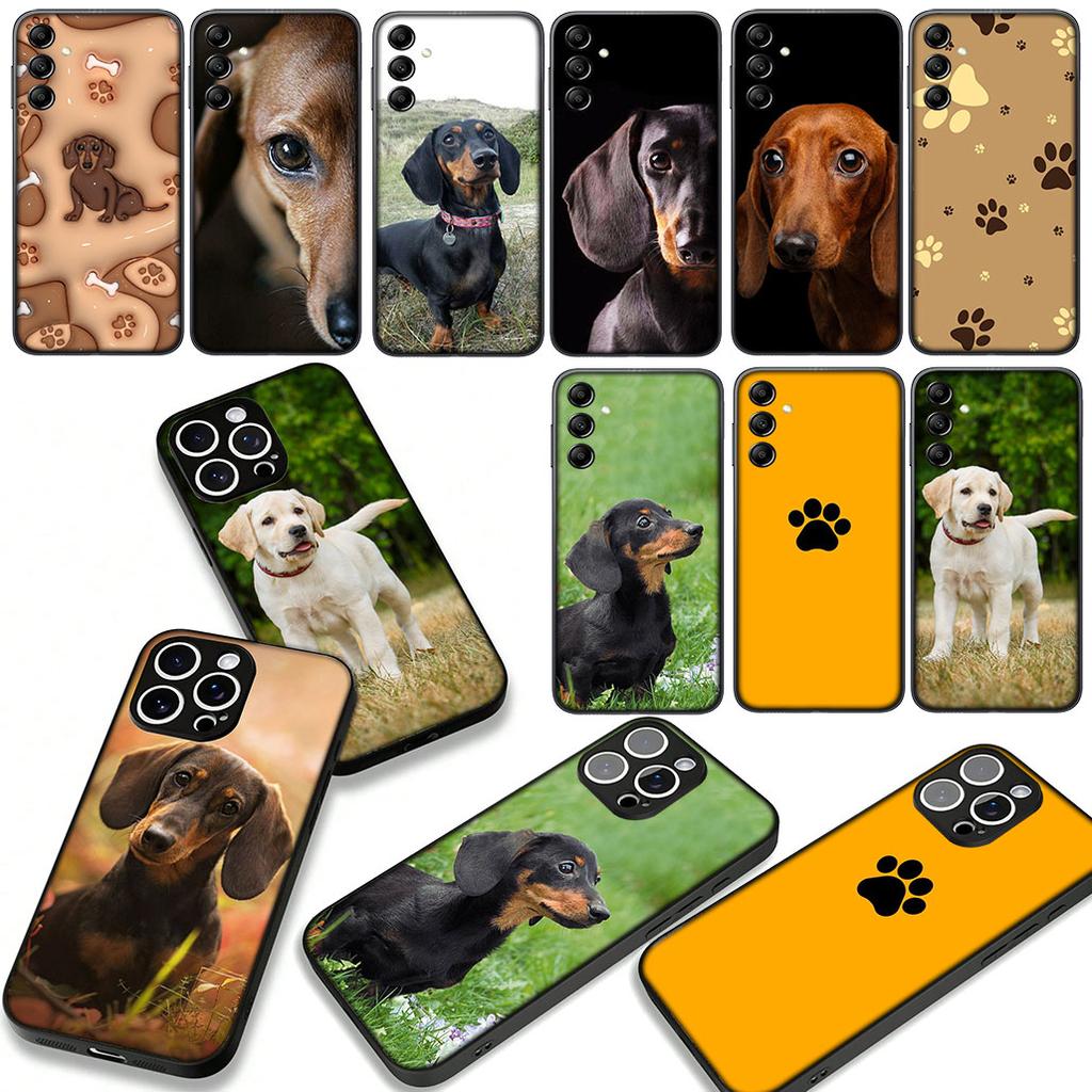 Dachshund Dog Phone Case for Motorola Moto G54 G05 G24 G67 G55 G75 G9 G85 G15 G57 G86 Power Edge 50 30 Ultra Fusion neo Pro