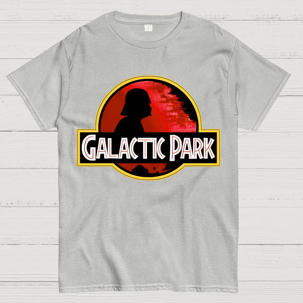 Galactk Park 100% Cotton Summer Casual Cool Loose T-Shirt