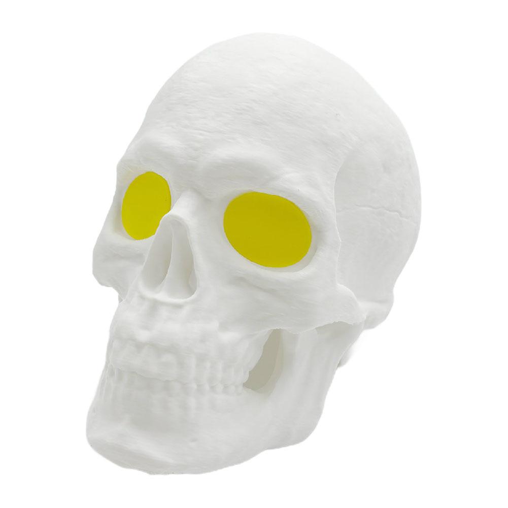 Skull Car Trailer Mask Halloween Decorative Rear Hanging Ornament PVC Scary Face Cover for Truck