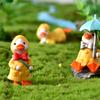 4Pcs Cute Duck Miniatures Figurine Fairy Garden Micro Landscape Home Decor
