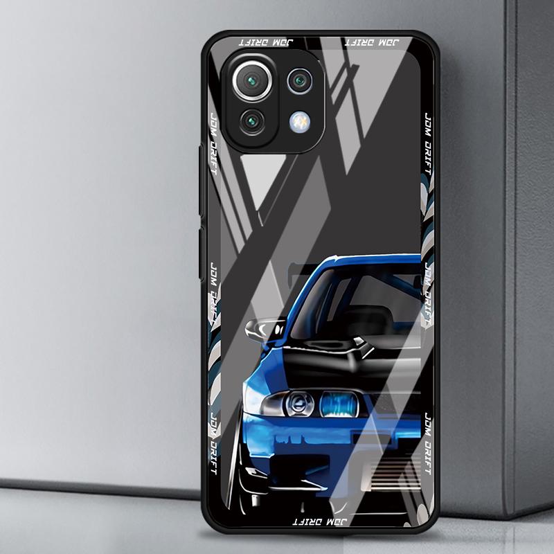 Чехол для Xiaomi mi 12 Note 10 13 10T 14 10 Pro 11 Lite 12X 12T 11T Стеклянная крышка для телефона Мечта Авто