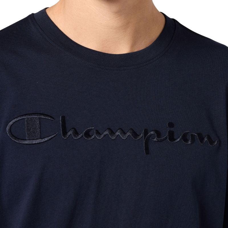 Champion Men's SS Tee T-Shirt Navy 220273 BS501 - Size M