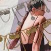 1pcs DUNHUANG exotic ethnic waist belt for women, Bohemian retro metal coin tassel belt, suitable for daily wear with skirts and