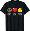 Rubber Duck Yellow Rubber Ducks Love Peace Rubber Duck T-Shirt
