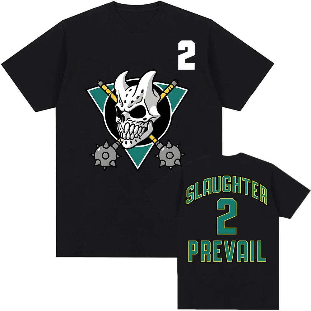 SLAUGHTER TO PREVAIL Hockey T-shirt Short Sleeve Cotton Crew Neck Fashion Tshirts Clothing Unisex Streetwear Hip Hop Tops