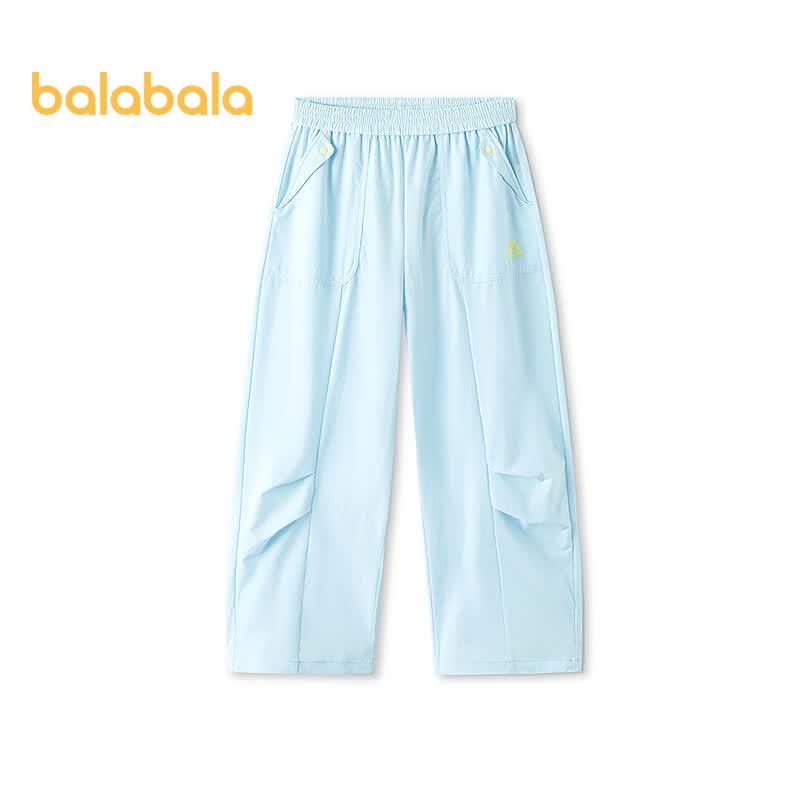Balabala Girls' Lightweight Quick-Dry Cargo Pants