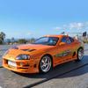 1:Масштаб 24 Supra Демон-Бык Король A80 Спортивный Автомобиль Литой Металлический Модель Автомобиля Украшения Кабриолет Мальчик Игрушка Автомобиль Подарок