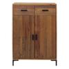 Vidaxl Szafka Na Buty, 75X40X110 Cm, Lite Drewno Sosnowe