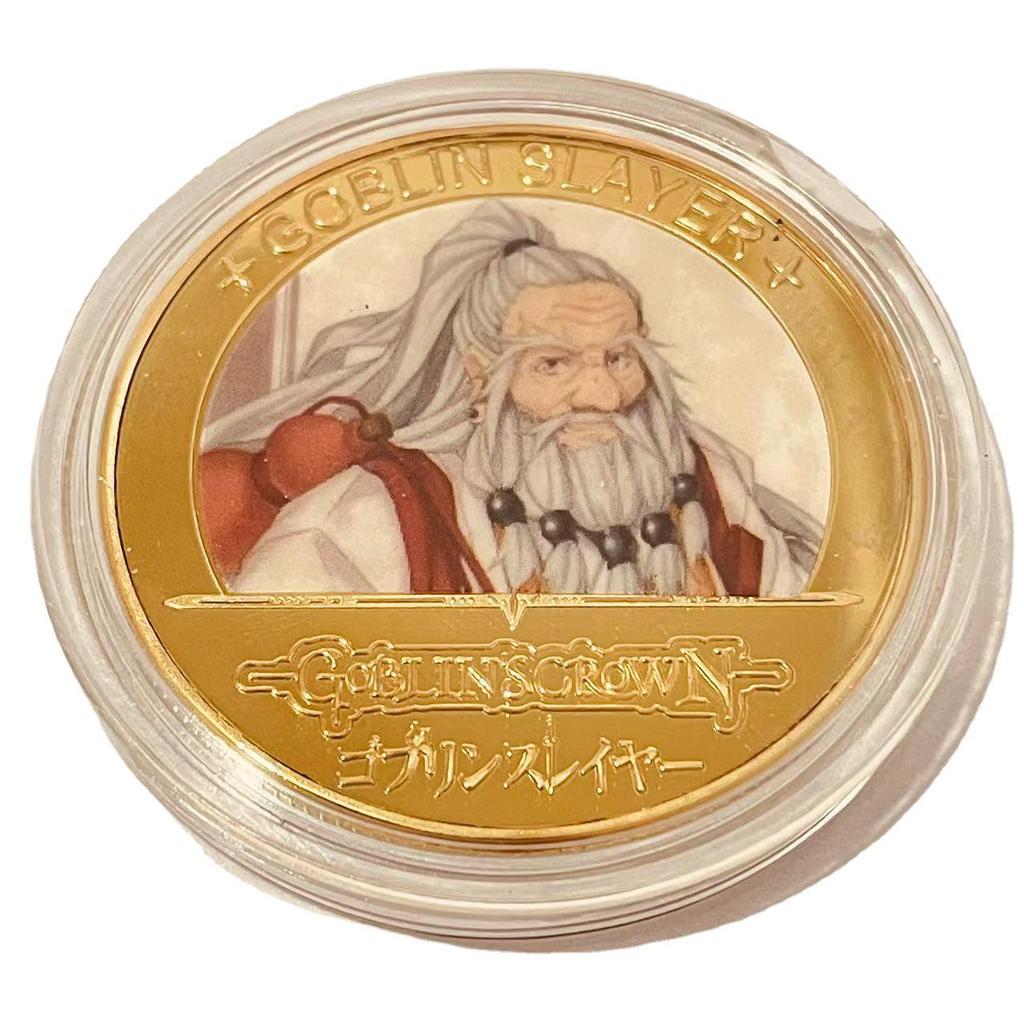 Classic Anime Commemorative Coin Anime Coin Peripheral Die Casting Metal Coin Gift Collection