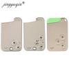Jingyuqin 2/3 Buttons Car Remote Key Card Shell For Renault Laguna Espace Vel-Satis Keyless Smart Card Fob Housing Case Replacement