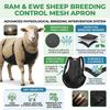 Breathable Wear Resistant Livestock Anti Breeding Apron, Adjustable Strap Anti-Mating Animal Control Skirt
