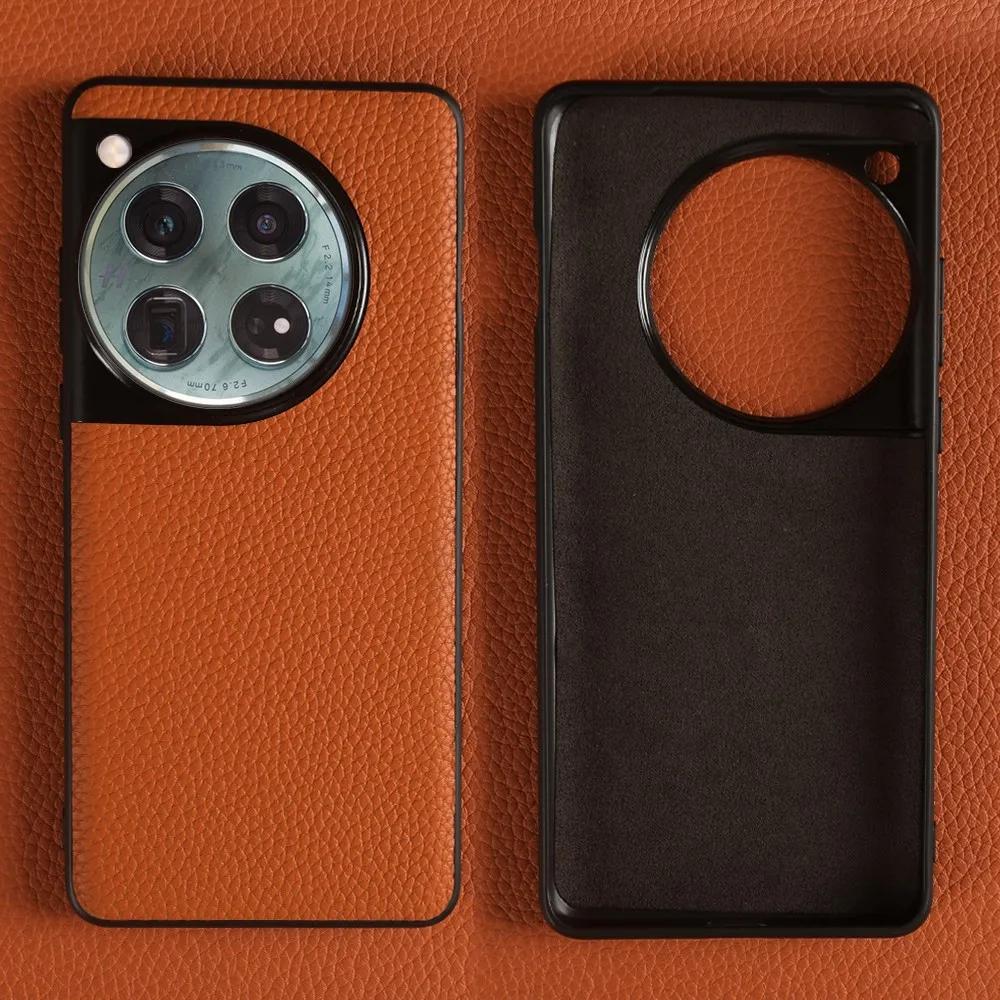 Премиальный чехол из натуральной кожи для Oneplus 12 11 11R 10Pro 12 10R 10T Ace Nord N100, ручная работа, задняя крышка