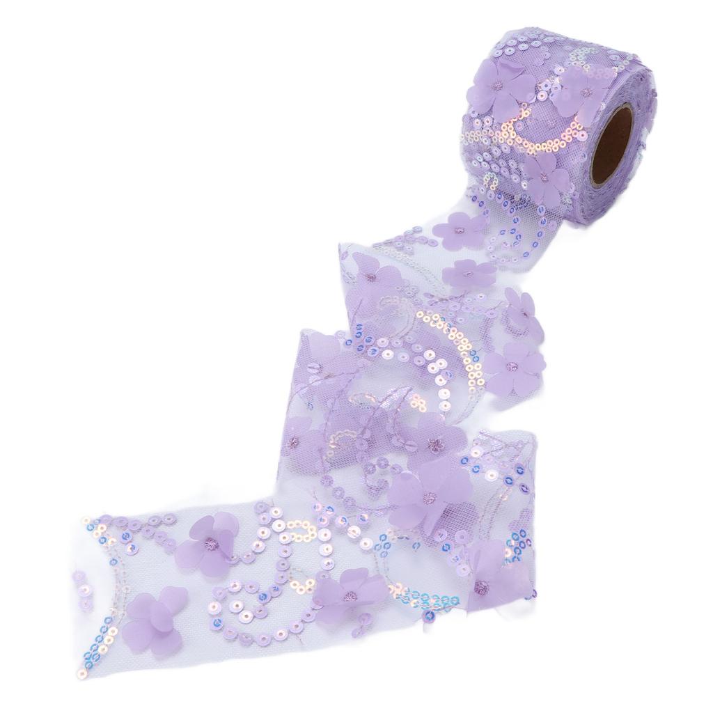 Tulle Fabric DIY Craft Abrasion Resistance Little Flash Portable Polyester Sequined Tulle Roll