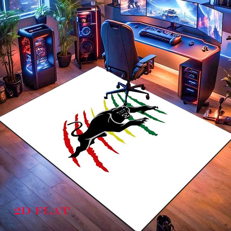Panthers Charge Carpet Rug for Living Room Bedroom Home Sofa Decoration,Kids play Nonslip Floor Mat