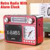 New Retro Manual Tuning Portable Radio With Light And Clock USB Interface Bluetooth Radio Receiver MP3 Player