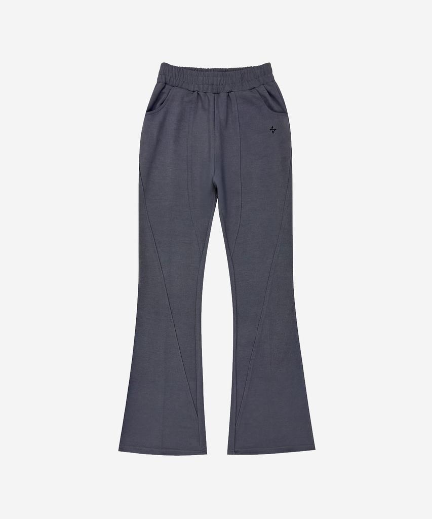 BLR Джинсы Bootcut с дугообразной отделкой Серые