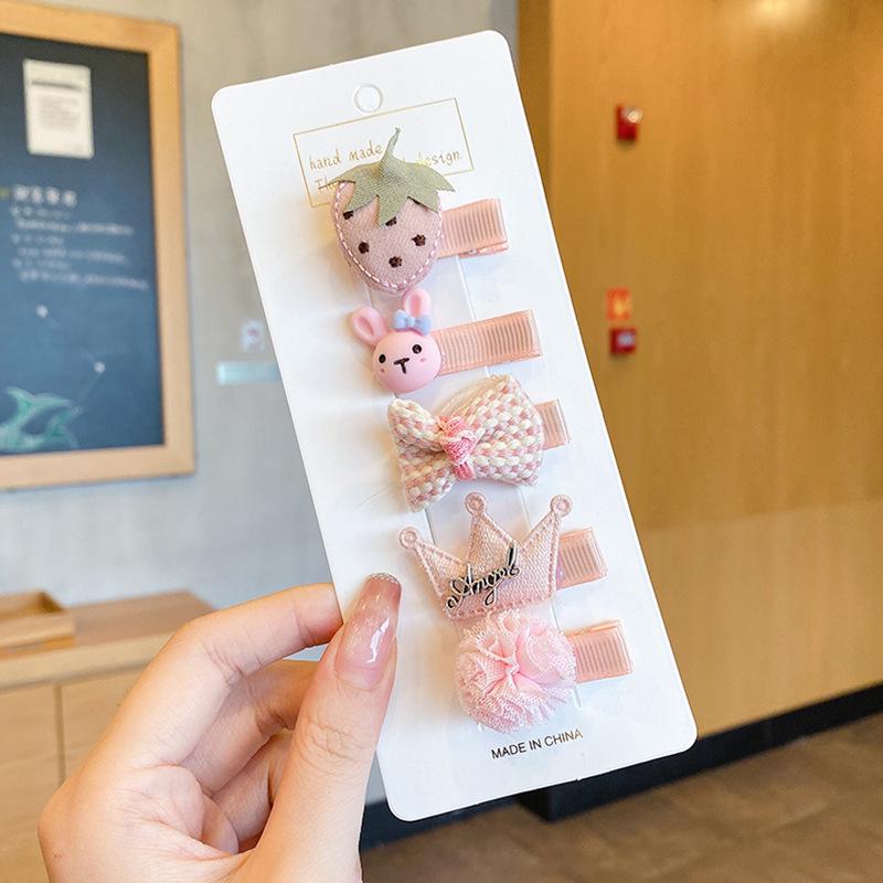 Adorable No-Damage Hair Clips for Baby Girls