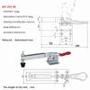 Зажим шарнирный GH-201BL Оцинкованное железо Высокоуглеродистая сталь