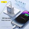 PISEN 20W Мини-зарядное устройство с двумя портами A+C - Быстрая зарядка для Apple и Huawei
