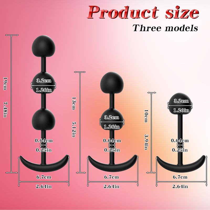 Hot Selling Wearable Anal Plugs With Steel Balls Analplug Buttplug Butplug Fake Dildo For Women Men Anal Beads Adult 18 +Sextoys