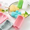 1pc Cartoon Silicone Ice Cream Mould Creative Jelly Pudding Chocolate Ice Mold Household Kitchen DIY Ice Cream Tools