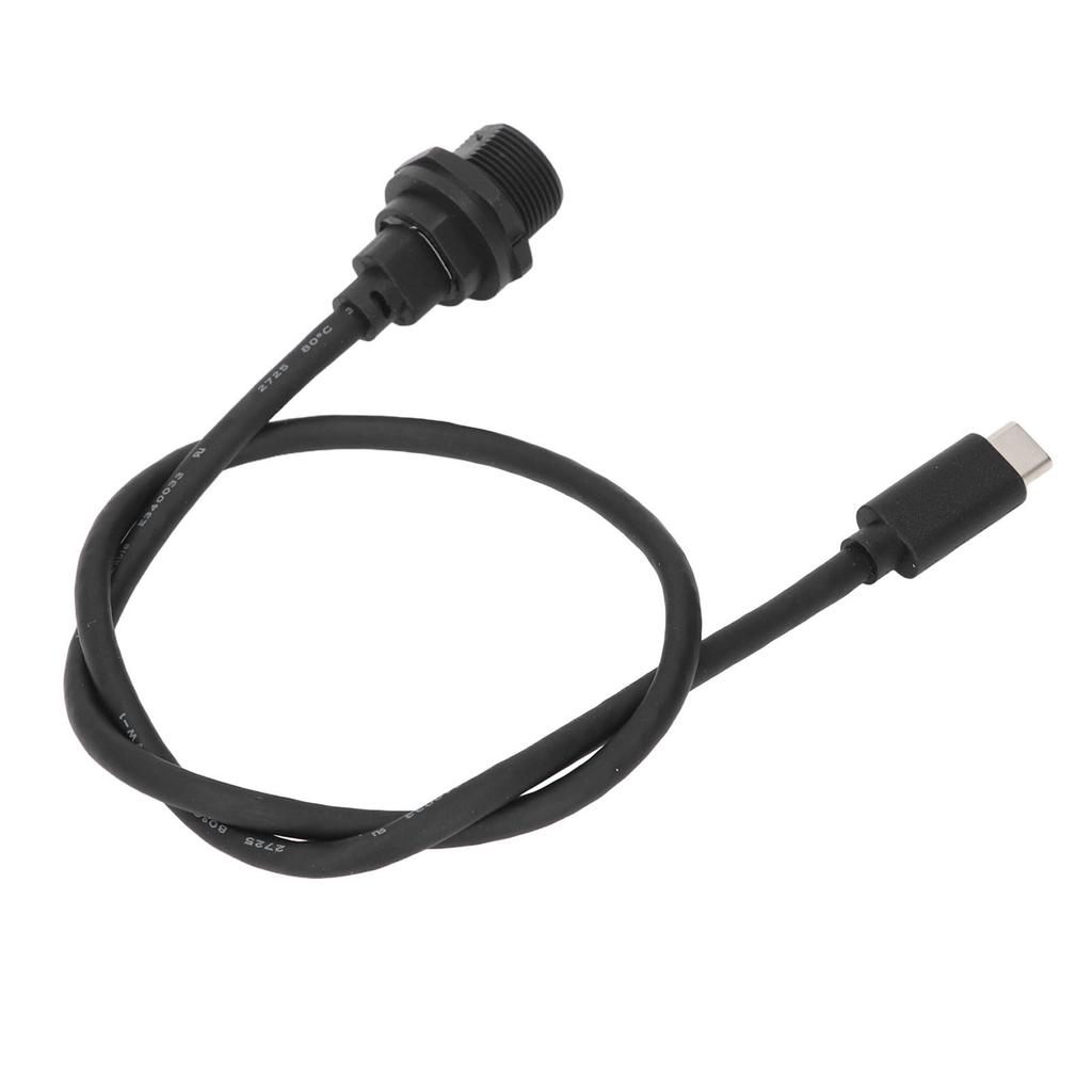 Water Proof Extension Cord Type C Thread Female To USB 3.0 Male Connector Cable 0.5m Length 30V