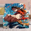 One Piece Anime Flannel Blanket - Soft Warm Perfect for Sofa, Bedding Camping Travel Office Home Decor 