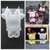 Милая DIY Эпоксидная 3D Зеркальная Силиконовая Форма Цветок Сливы Рождественский Олень Форма Креативная Форма для Украшения Торта