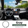 Car Steering Wheel Covers Cowhide Suede Steering Wheel Cover Wrap Universal 37-38cm Breathable Steering Covers Car Accessories