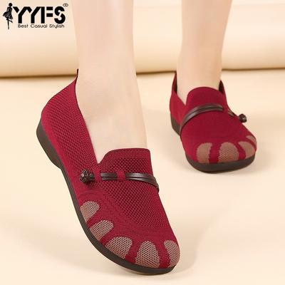 2025 Новые Весенние Тканевые Туфли Удобные Повседневные Дышащие Модные Нескользящие Мягкая Подошва Обувь Слипоны