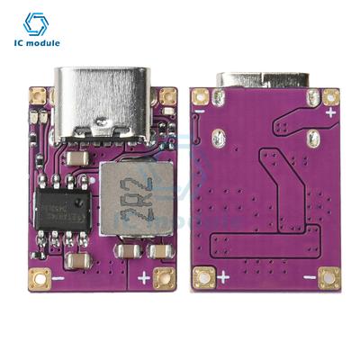 Модуль заряда/разряда Type C Mini DC5V 2.4A Плата защиты зарядки аккумулятора 18650 Li-ion Модуль питания литиевой батареи