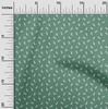 oneOone Cotton Flex Green Fabric Leaves Sewing Material Print Fabric By The Yard 40 Inch