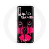 Case for Samsung Galaxy A50 Squid Game Masks Square Triangle and Circle