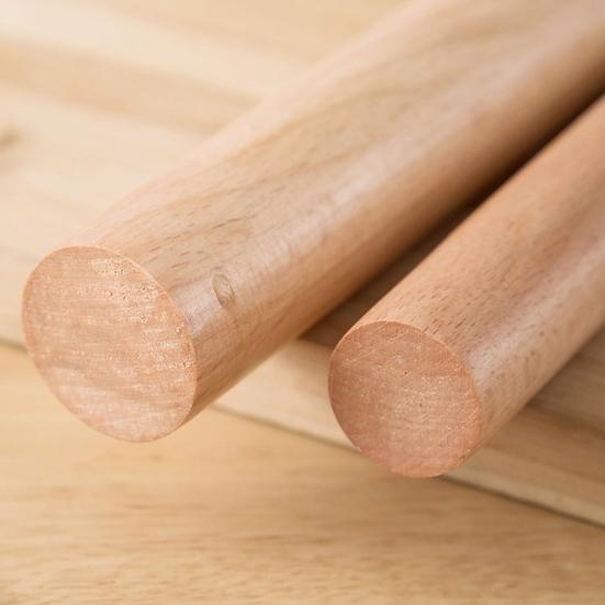 Rolling Pin Ergonomic Design Beech Wood Rolling Pin for Dough Pastry Baking Dumpling Noodle Maker Kitchen Tool