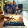 Фланелевое тонкое одеяло с принтом фильма «Аватар» в высоком разрешении. Одеяло на четыре сезона. Для дивана, кровати, гостиной, путешествий, пикника, подарков