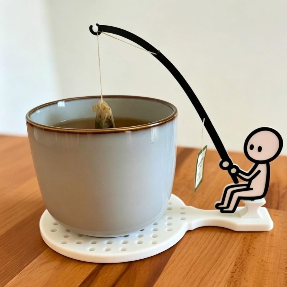 Portable Tea Bag Fixing Clip Heat-resistant Tea Bag Infuser Hanger  Kitchen Use