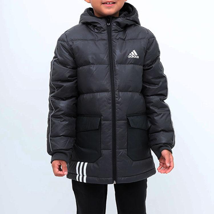 adidas Детские пуховики с капюшоном Средней длины (унисекс) Пуховики H45038