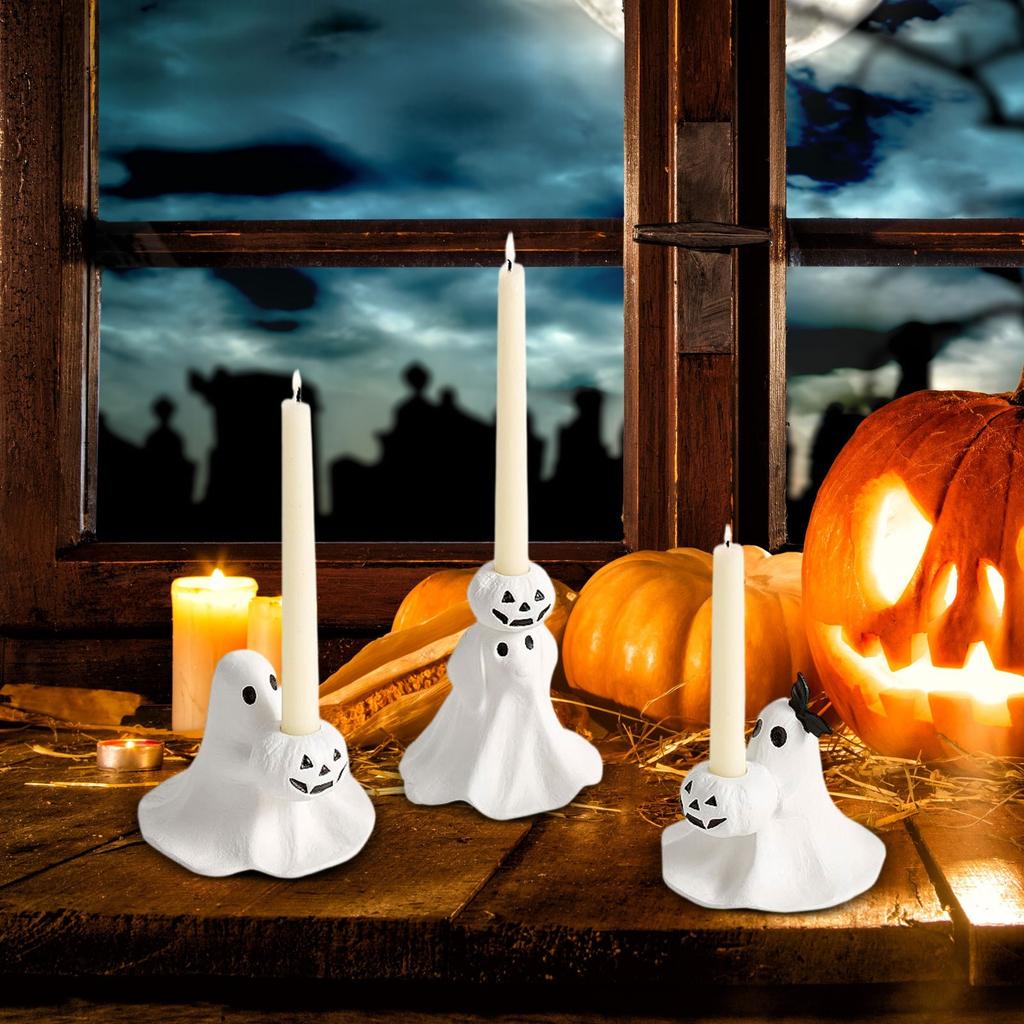 Подсвечник, Лучший подарок на Хэллоуин, Отверстие для свечи отделено алюминиевым листом