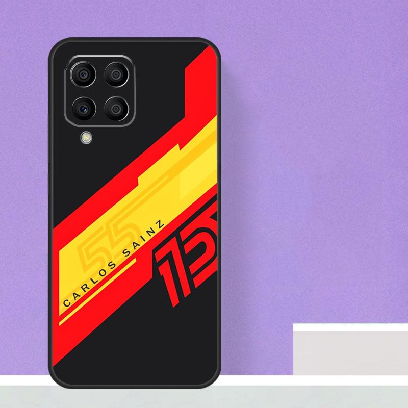 Carlos Sainz F1 For Samsung Galaxy M13 M33 M53 M12 M32 M52 M14 M34 M54 M20 M51 M21 M30s M31s M15 M55 Case