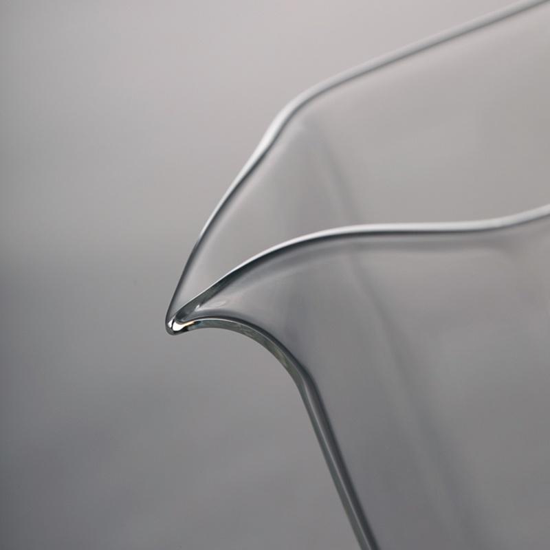 200 мл Кованая термостойкая стеклянная чаша справедливости в японском стиле, разделитель для чая, утолщенная чаша для равномерного налива