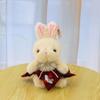 Cute Rabbit Soft Plush Doll  With Soft Short Fur And Pp Cotton Filling Kids For