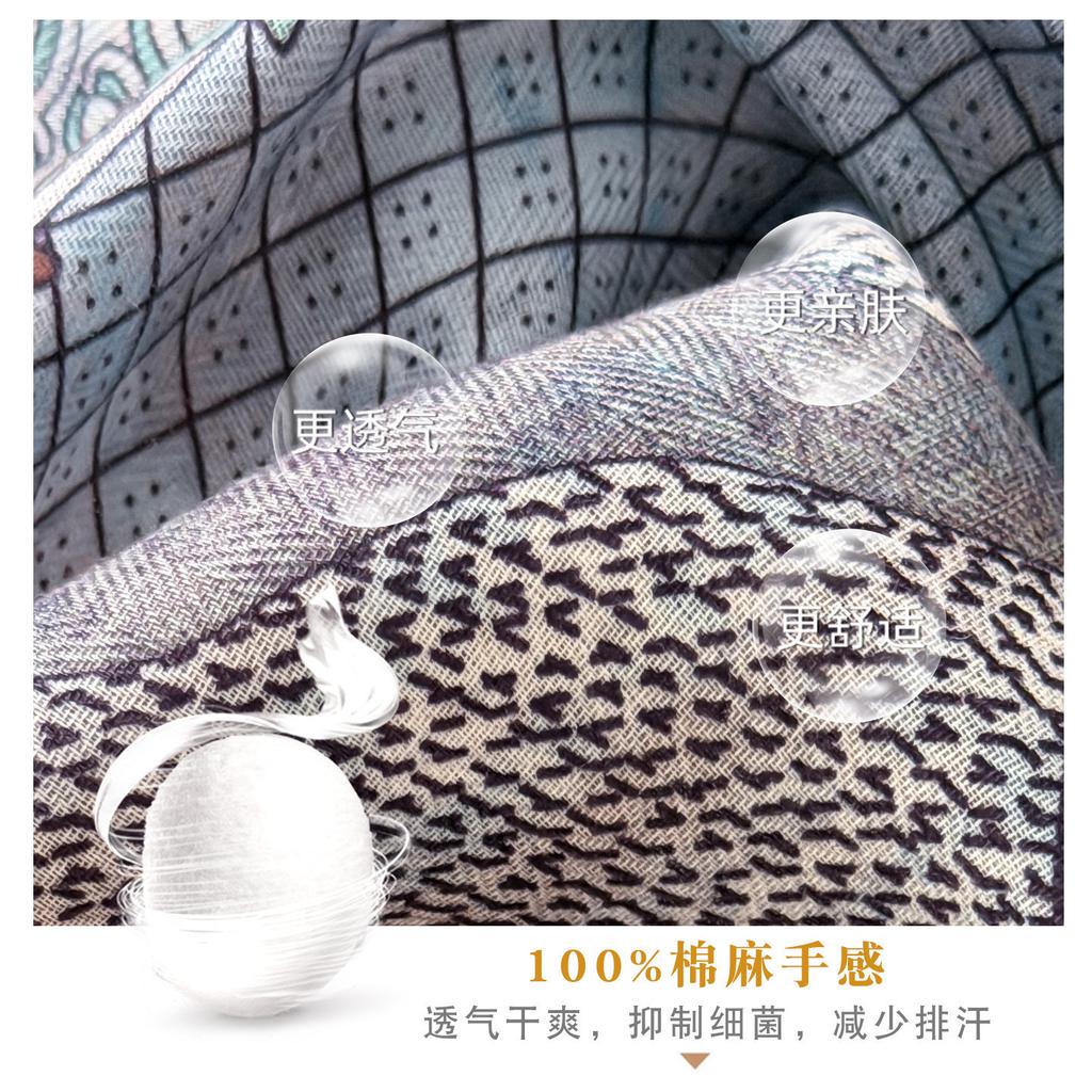 British Horse 71 Two-color cotton and linen small square scarf women's retro versatile neck small silk scarf thin scarf