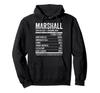 Marshall Nutrition Персонализированная футболка Забавные факты об имени Толстовка