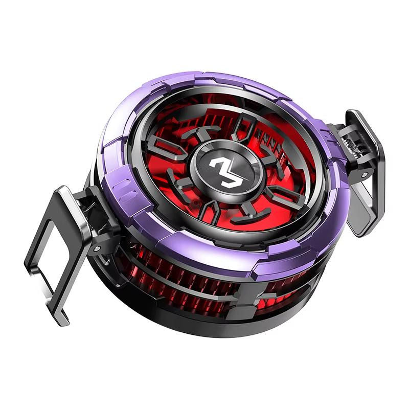 2 В 1 Охладитель для мобильного телефона Полупроводниковый охлаждающий вентилятор Морозильный радиатор Магнитный держатель-клипса на спинку Для iPhone Samsung Xiaomi PUBG