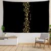 Золотой олень гобелен настенный Психоделический Колдовство Простой Богемный Декор для дома Фон Ткань