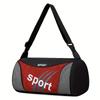 Casual Letter Pattern Cylinder Sports Fitness Bag, Lightweight Large Capacity Luggage Bag, Training Bag for Travel Use