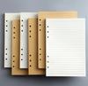45 Sheets A5 A6 A7 Loose Leaf Notebook Refill Spiral Binder Inner Page Line Blank Craft Grid Inside Paper Stationery