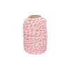 String - Cotton - Pink/White - 25m - Creative Hobbies - Jewelry - CTOP