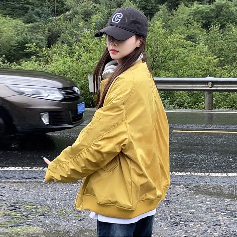 Мужская и женская стеганая куртка-авиатор для пар, новая зимняя свободная куртка с воротником бейсбольной джерси