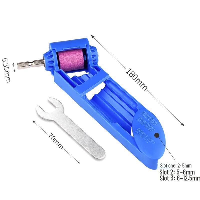 Электрическая портативная точилка для сверл по железу с прямым хвостовиком